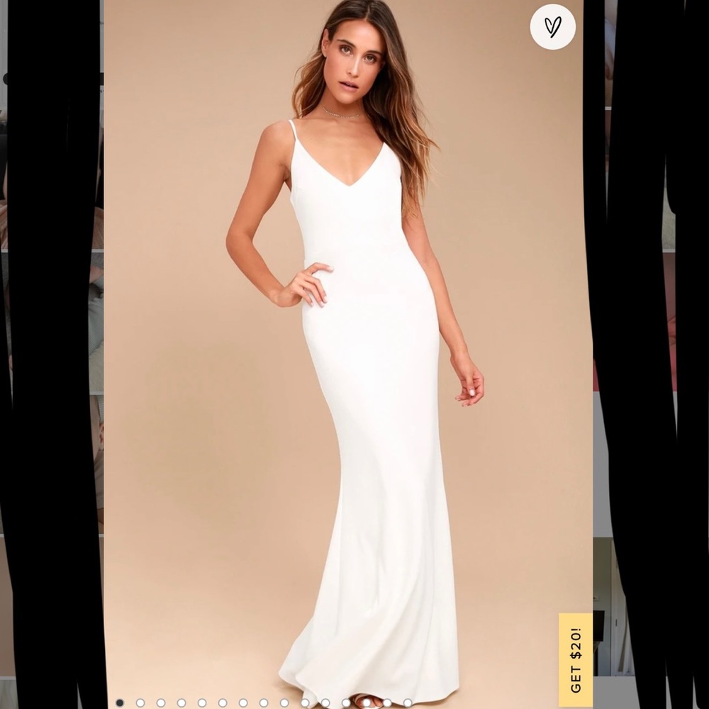 Infinite Glory White Maxi Dress